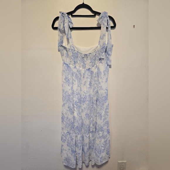 Lucy Paris Toile Tie Shoulder Mini Dress - Picture 2 of 7